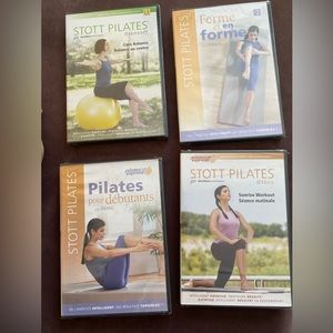 4 DVD Pilates neufs